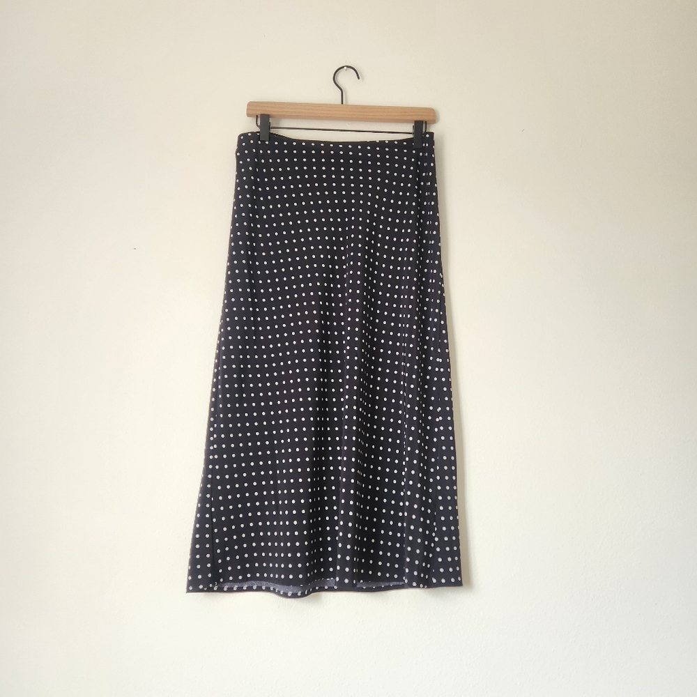 Polka Dot Black Skirt